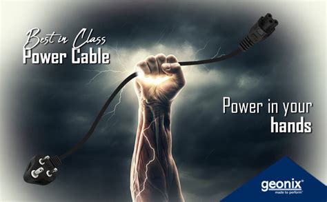 Amazon.in: Buy Geonix 1.5 M, 3 Pin Laptop Power Cable/Cord, Universal ...