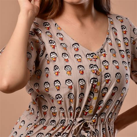 Brown Emoji Waist Tie-Up Jumpsuit – Fashiana