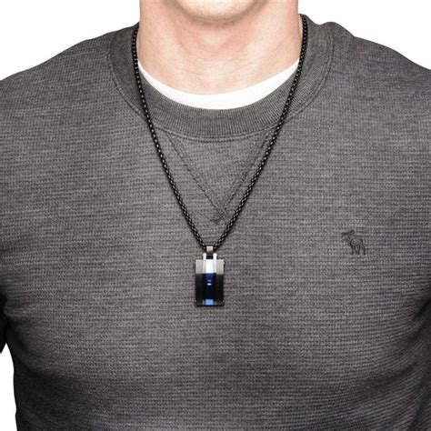 Stainless Steel ID Pendant - Black CZ Tag | Tough & Stylish - INOX ...