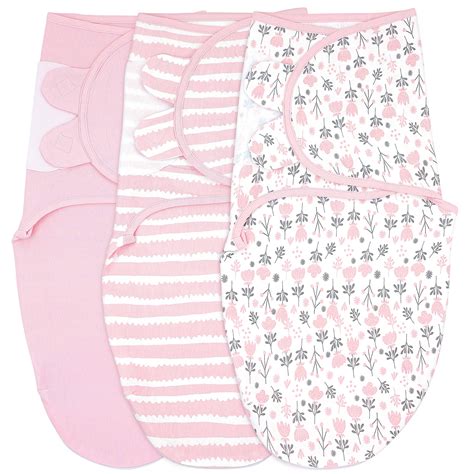 Bublo Baby Swaddle Blanket Boy Girl, 3 Pack Large Size Newborn Swaddles ...