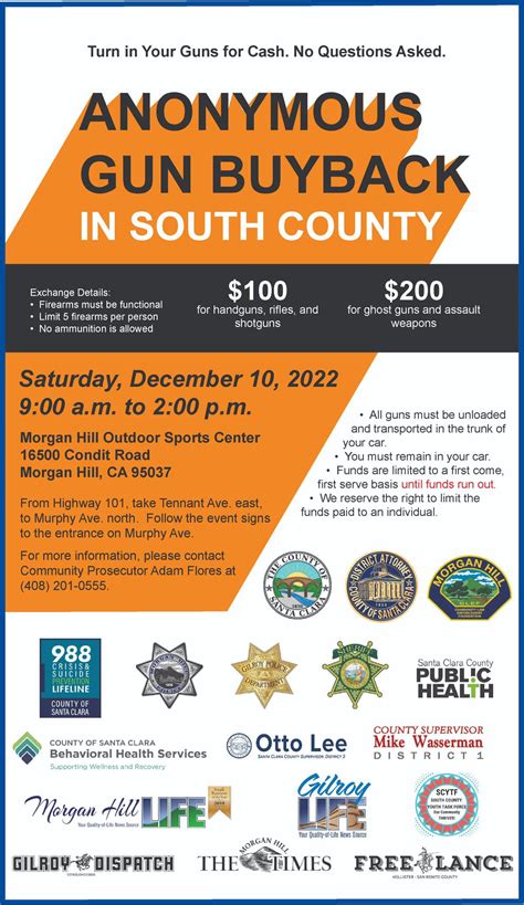 South County Gun Buyback event | Supervisor Otto Lee I District 3 ...
