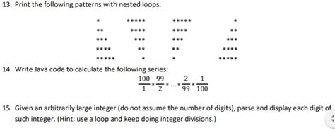 Image result for Nested Loops Java Number Pattern
