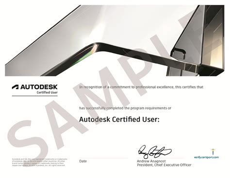 Autodesk Certified User (ACU) Certification | Certiport Center – IFS ...