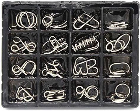 Buy PLUSPOINT Brain Teasers Metal Wire Puzzle Toys - Assorted Metal ...
