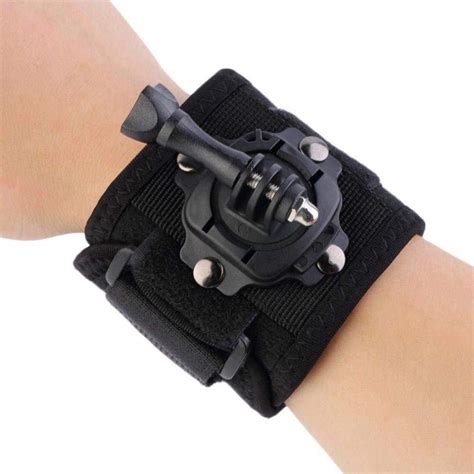 360 Degree Rotating Band Glove Style Camera Wrist Strap Hand Mount for ...