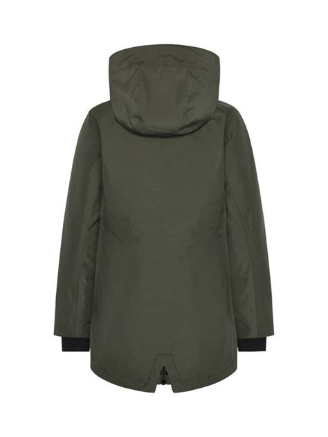 Didriksons Alana Water & Windproof Parka, Deep Green
