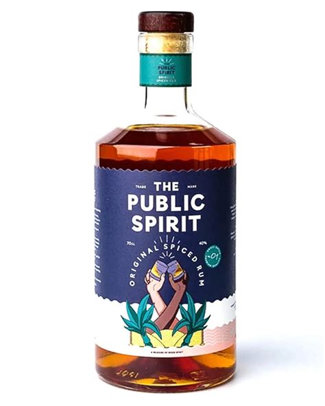 The Public Spirit Original Spiced Rum, 70 cl – The Bottle Club