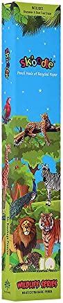 SKOODLE Wildlife Series Paper Pencils, Super Dark Pencils, 100% ...