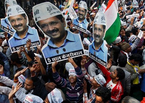 Delhi Elections: Supporters Celebrate as AAP Sweeps Victory [PHOTOS ...