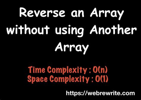 Image result for Array Reverse