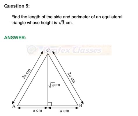 Education: Problem Set 2, Pythagoras Theorem, Maths II, SSC 10th ...
