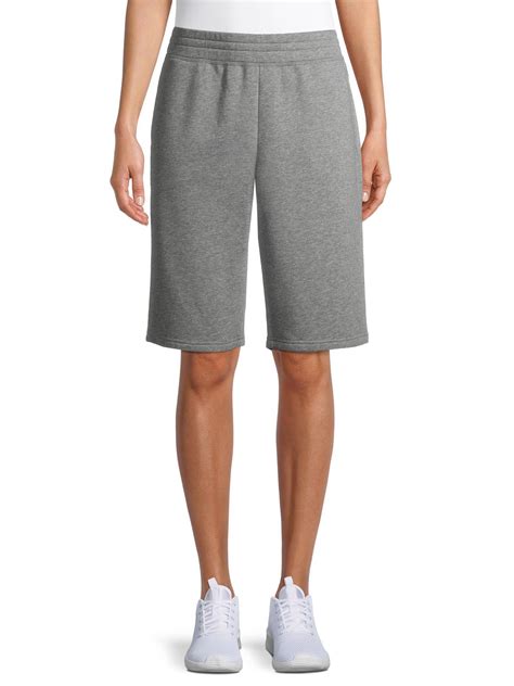 Athletic Works Women's Athleisure 12" Fleece Shorts with Pockets ...