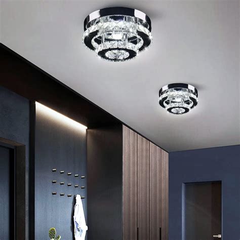 Cainjiazh Mini Chandelier LED Crystal Ceiling Light 2 Layers India | Ubuy