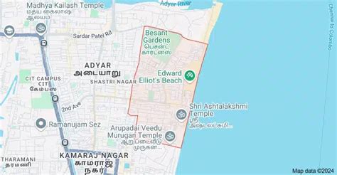 Besant Nagar, Chennai - Map, Pincode, Property Rates, Photos & Reviews 2026