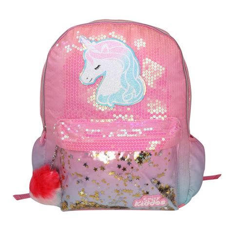 Smily Kiddos Unicorn Charm Backpack for Girls – Pink | Sparkly, Stylis