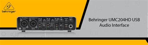 Buy Behringer U-PHORIA UMC204HD 2X4 Audio Interface Online -TPS tech.in ...