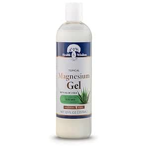 Health and Wisdom Inc. Magnesium Gel with Aloe Vera - 12 fl oz : Amazon ...