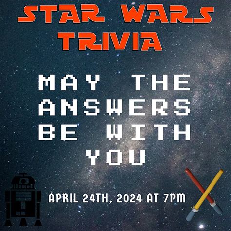 Star Wars Themed Trivia at Axes and Os, Axes and O's, Sterling, 24 ...