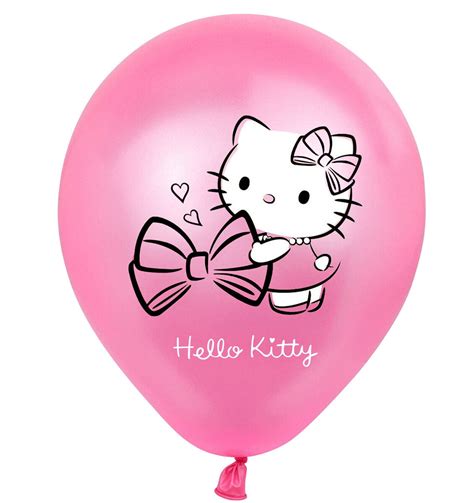 Hello Kitty With Balloons Clipart