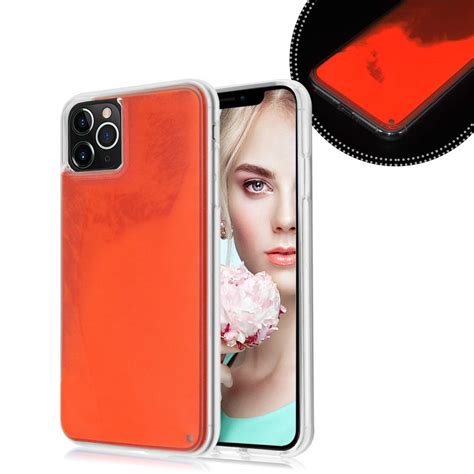 Losin Glow in the Dark Fluorescent Case for iPhone 11 6.1 inch, Orange ...