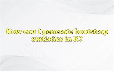 Image result for Bootstrap Statistics