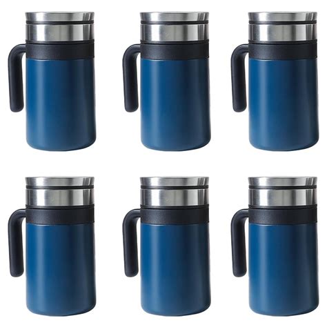 Kuber industries Stainless Steel Vacuum Insulated Travel Mug with Lid ...