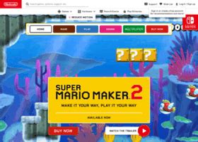 supermariomaker.nintendo.com at WI. Home - Super Mario Maker™ 2 for the ...