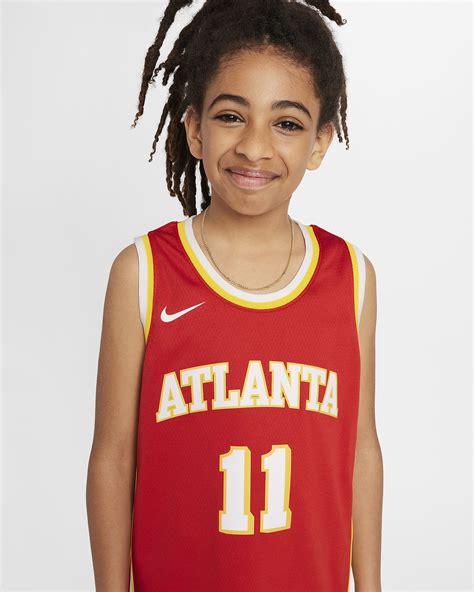 Atlanta Hawks 2023/24 Icon Edition Nike Swingman NBA-jersey voor kids ...