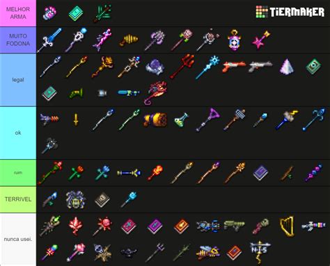 All Magic Weapons Terraria 1.4.4 Tier List (Community Rankings) - TierMaker