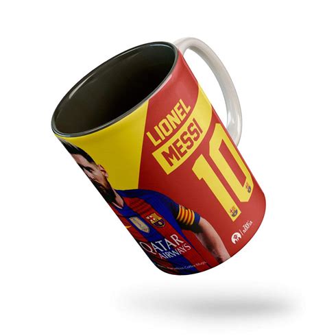 Buy Tee Mafia Ceramic Microwave and Dishwasher Safe Designer Messi ...