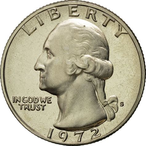 Quarter Dollar 1972 Washington, Coin from United States - Online Coin Club
