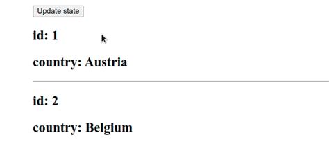 Image result for Array of an Object in React