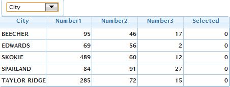 JavaScript Databgrid Aggregation 的图像结果