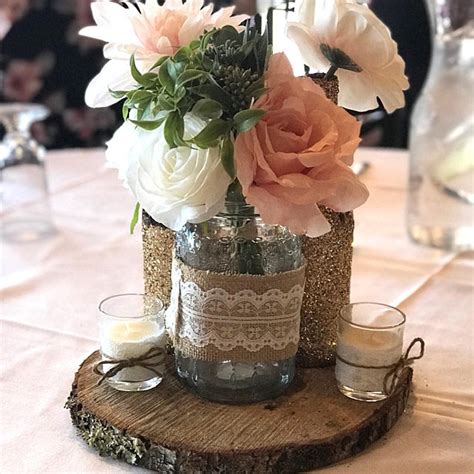 Centerpieces Using Wood Slices at David Truman blog
