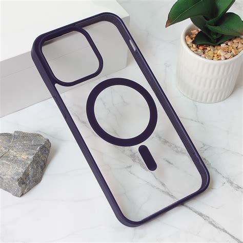 Maska(futrola) Magesafe za iPhone 15 Pro Max 6.7 ljubicasta - Mob-Shop
