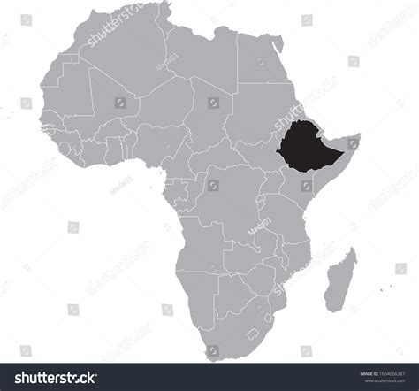 Ethiopian Plateau Africa Map