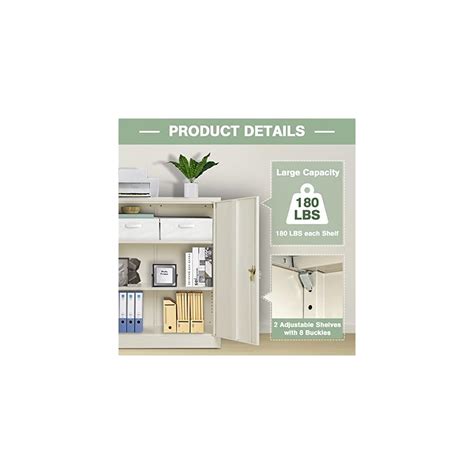 Buy INTERGREAT Steel Storage Cabinet Lockable Metal Storage Cabinets ...