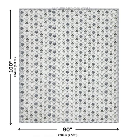 Misty Marble Grey & White Cotton Reversible Double Bed Dohar ...