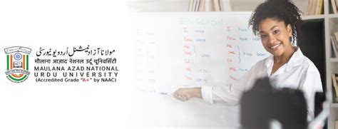 Maulana Azad National Urdu University Online Diploma in Teach English