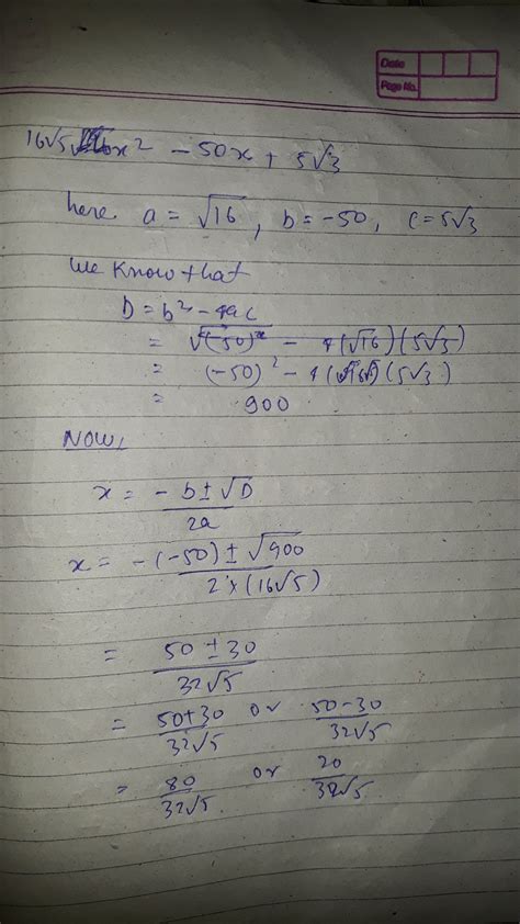 factorize [tex]16 \sqrt{5x {}^{2} } - 50x + 5 \sqrt{5} [/tex] - Brainly.in