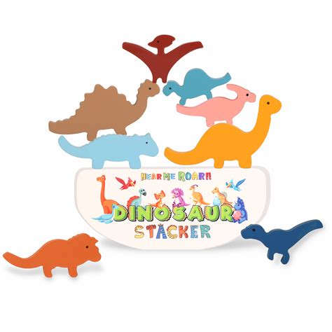 Dinosaur Stacking Toy Set – The Funny Mind