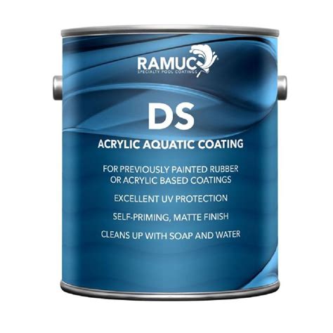 Ramuc 910131105 DS Acrylic Water-Based Paint, White, 5 Gallon
