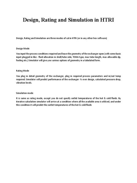 Image result for Htri Tutorial