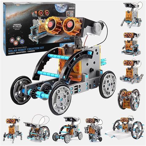 Solar Robot Kit, Solar Robot, Building Kit, 29 in 1 Robot Toy Child ...