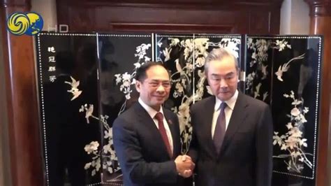 越南政府副总理兼外长范平明会见中国外交部长王毅