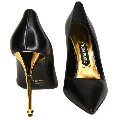 Black And Gold Heels