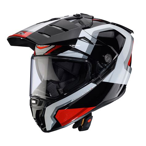 Caberg Tanami Scram Black Red White Helmet