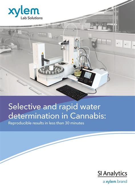 Selective and Rapid Water Determination in Cannabis - White Paper ...