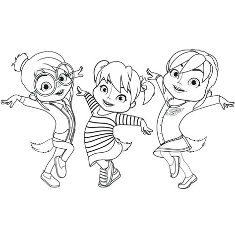 Chipettes Coloring Pages at GetColorings.com | Free printable colorings ...
