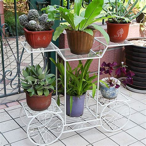 AAFIYA HANDICRAFTS® Plant Stand for Indoor Floor Flower Pot Plant ...